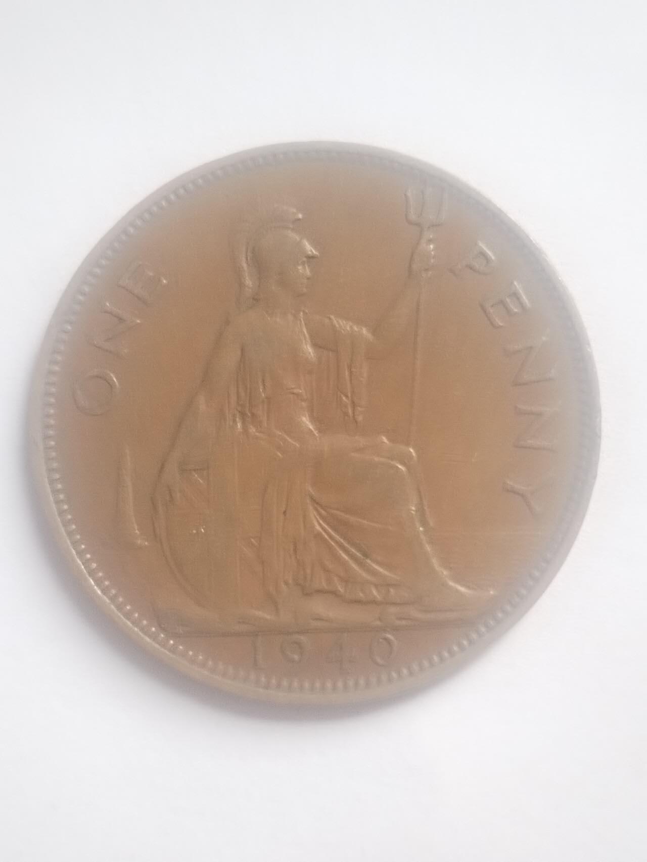 评级币 纪念币 硬币专场 1940年英国一便士大铜币。