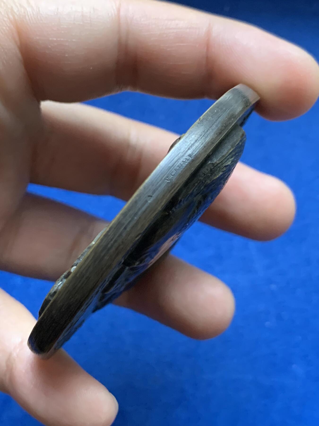 《竞宝斋》第375场 周日，周一，周二 3场连拍 （全场包邮） 名家Dropsy作法国医学教授Souques纪念大铜章 215.7g 67.9mm