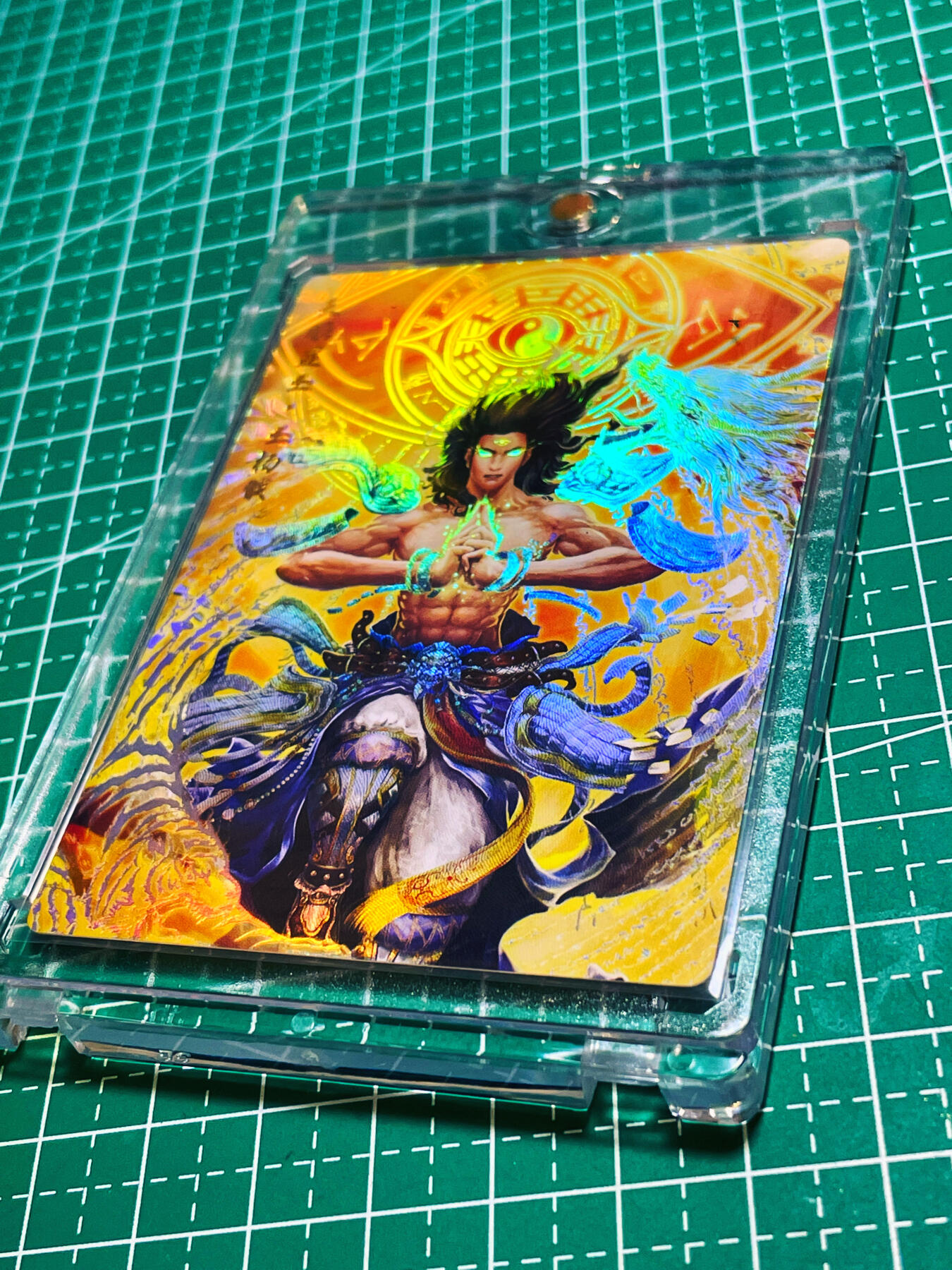 显眼宝第11期 私人收藏拍卖 痴情不是罪过～ 【绝版】卡玩帕克 封神天下 杨戬 折光璇彩 特卡一枚 带卡砖