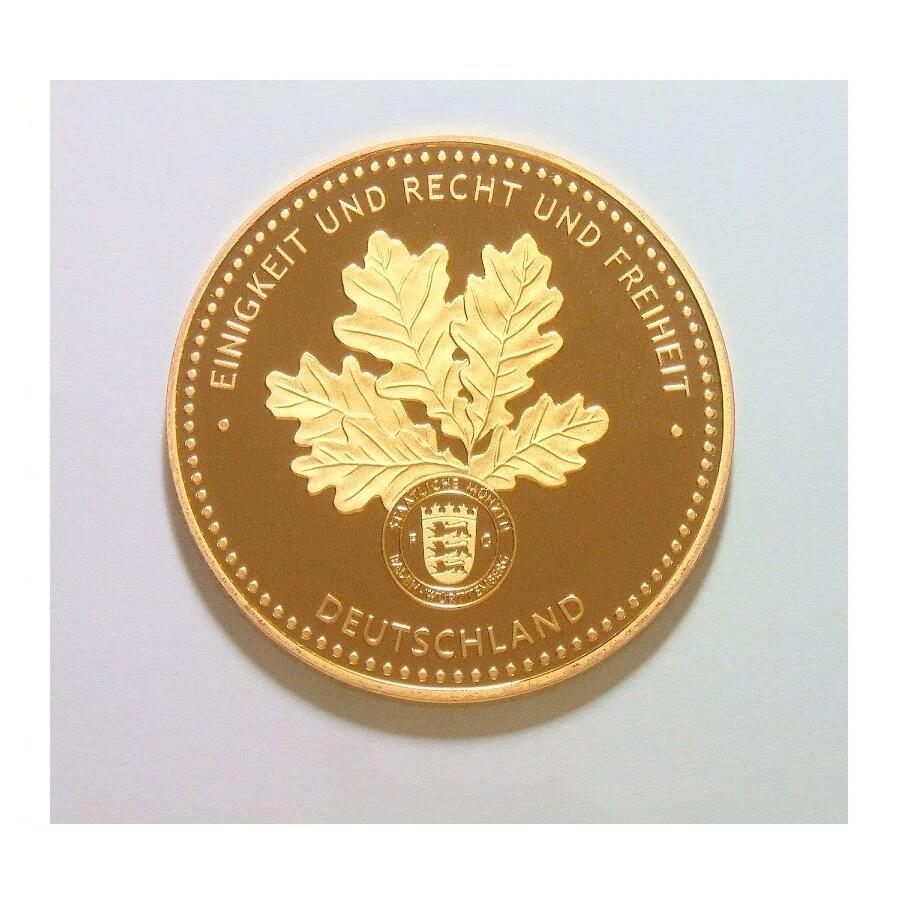 德国科学家泰斗爱因斯坦 高浮雕精制大镀金章 40MM