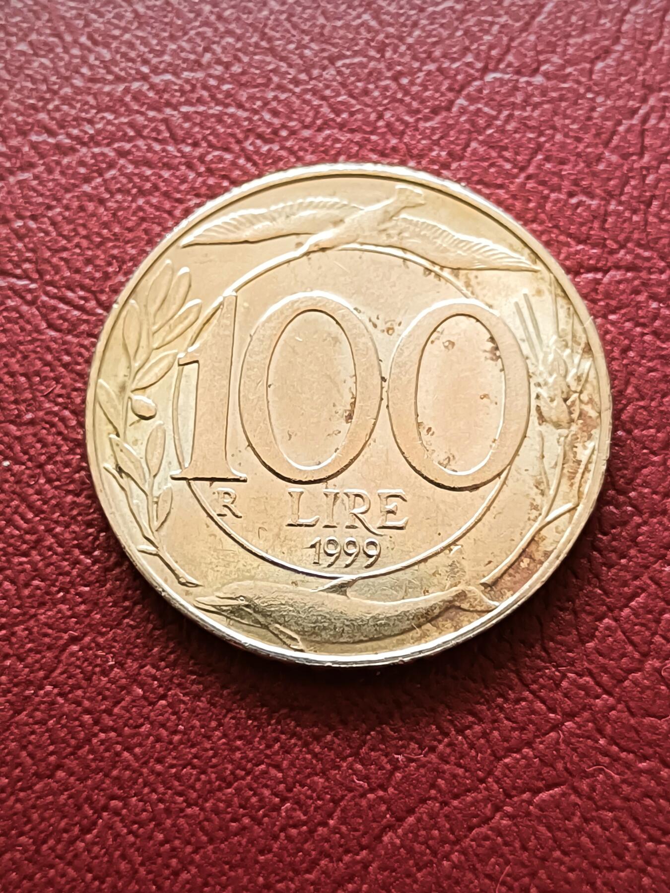 【云涧收藏】第二十场 意大利1999年100里拉