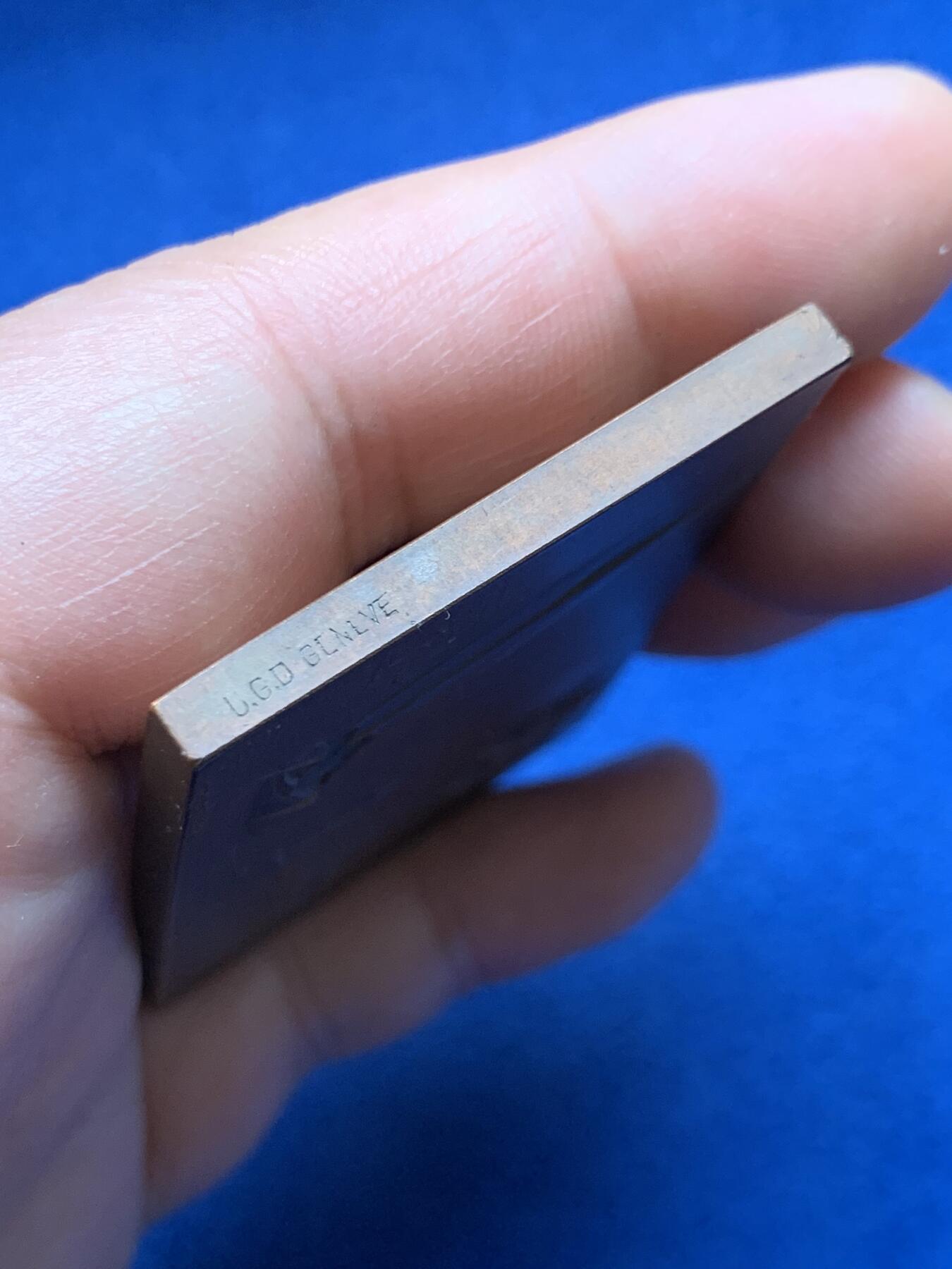 《竞宝斋》第373场 周日，周一，周二 3场连拍 （全场包邮） 日内瓦1906年帆船景观方型铜章 60*40mm 80.6克