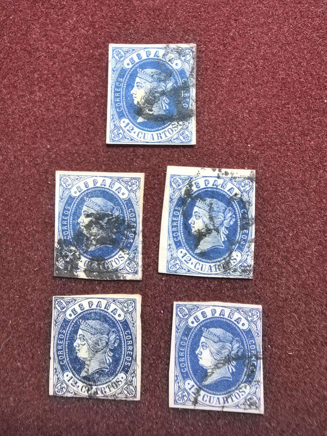 联合阁邮币社™ ——“精品多国邮票” 西班牙古典票 伊莎贝拉女皇