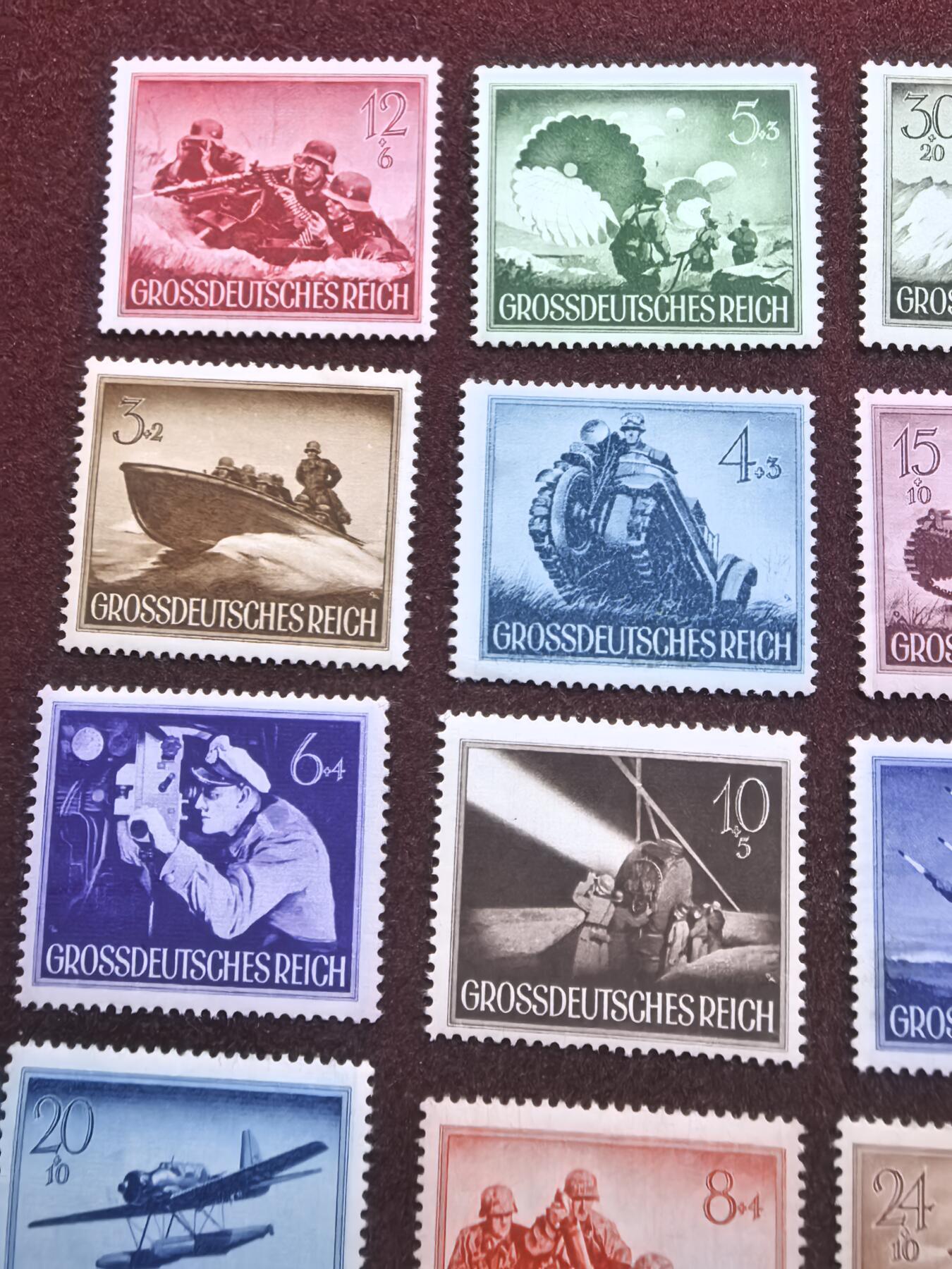 联合阁邮币社™ ——“精品多国邮票” 1943年纪念日 全套 背胶(15面值轻掉皮)