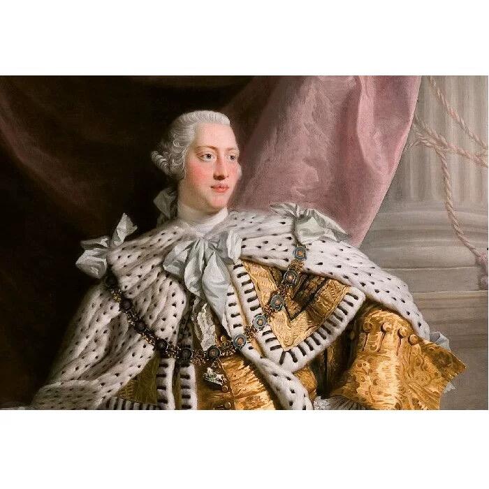 英国1798年 乔治三世+海神高浮雕精制大铜章 40MM厚4MM