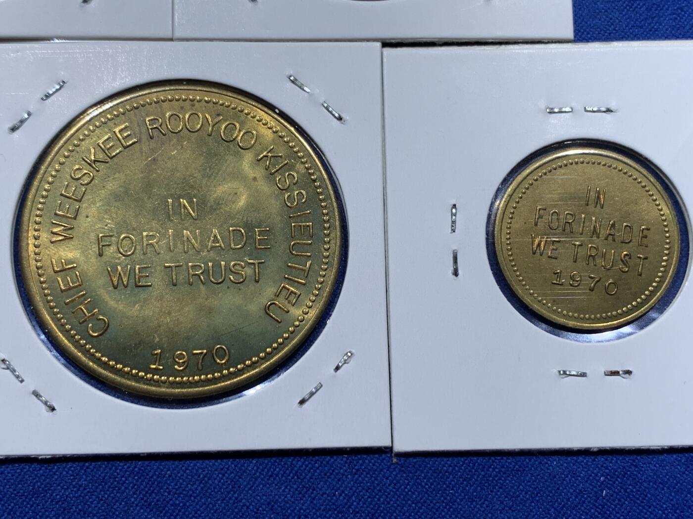 《竞宝斋》第373场 周日，周一，周二 3场连拍 （全场包邮） 美国1970年反越战5枚套-铜质版