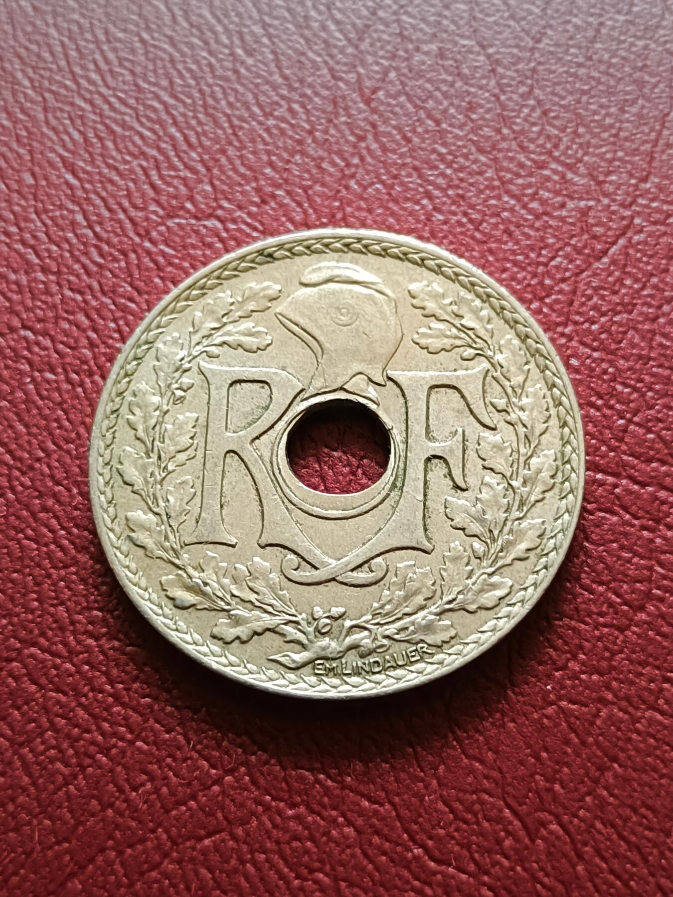 【云涧收藏】第二十场 法国1937年25生丁，好品
