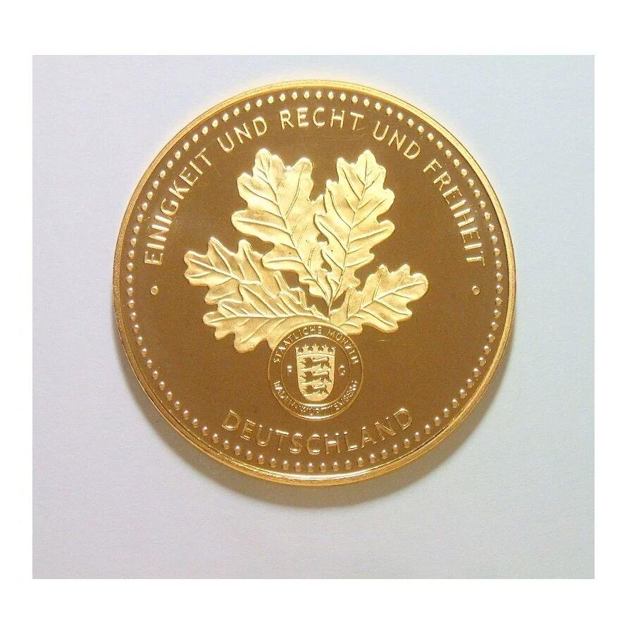 德国铁血宰相俾斯麦 高浮雕精制大镀金章 40MM