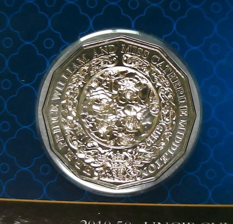 JoDe826 收藏第02次拍卖，英联邦地区硬币纸币 澳大利亚 年份 2010, 50 Cents, 全新的 纪念钞 硬币 带卡 