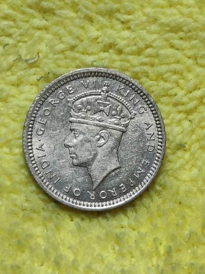 2025年第三十场(总第五十六场）外国好品散币(免佣金) - 英属马来亚1943年5分银币(乔治六世第二版，首发年仅发行2年)