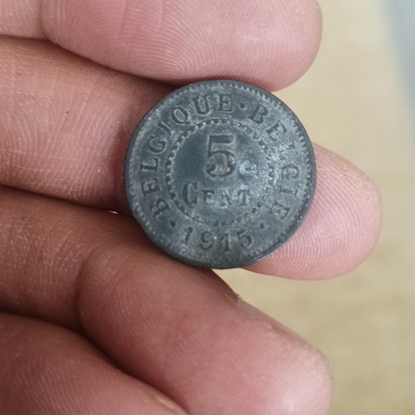 泡泡币外币第十八场可代拍15038385335微信 比利时1915年五分好评