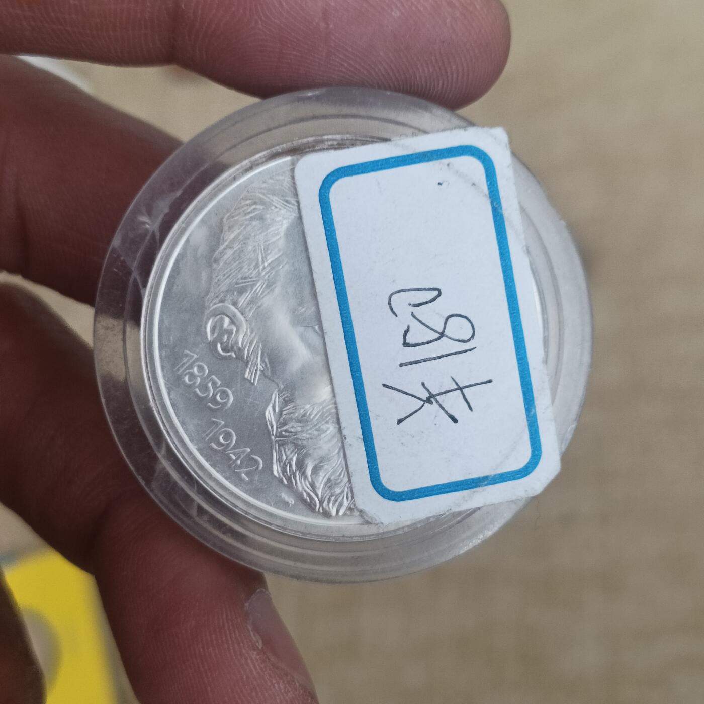 泡泡币外币第十八场可代拍15038385335微信 斯洛伐克十欧元大银币