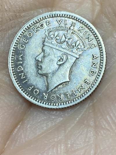 2025年第三十二场(总第五十八场）外国好品散币(免佣金) - 英属马来亚1941年5分银币(乔治六世第一版高银，关门年仅发行2年)