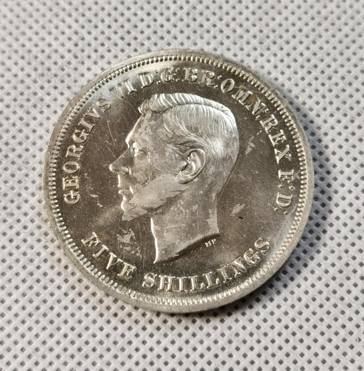  甄臻铺-世界币章拍卖（第14期）送拍享返佣金等优惠多多 1951年英国镍马剑，最后的马剑，盒证全