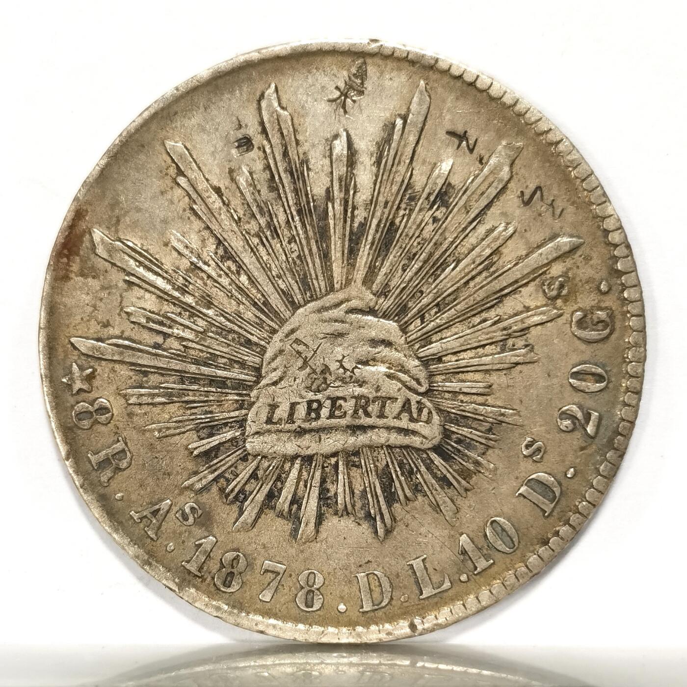 博洋堂“春风得意”四月精品专场暨第120期（全场包邮） 墨西哥花边鹰洋1878AS DL