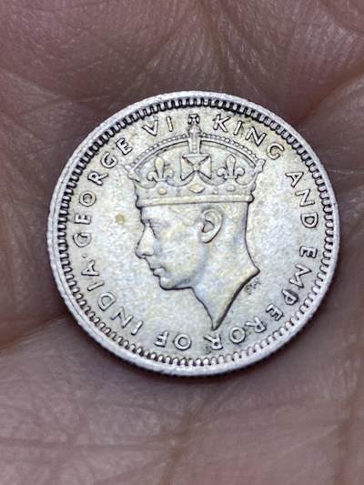 2025年第三十一场(总第五十七场）外国好品散币(免佣金) - 好品英属马来亚1943年5分银币(乔治六世第二版，首发年仅发行2年)