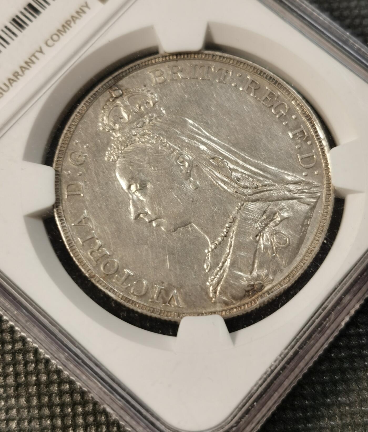  甄臻铺-世界币章拍卖（第14期）送拍享返佣金等优惠多多 NGC-AUD 1888年英国马剑，吉祥且少见的年份，细节很好