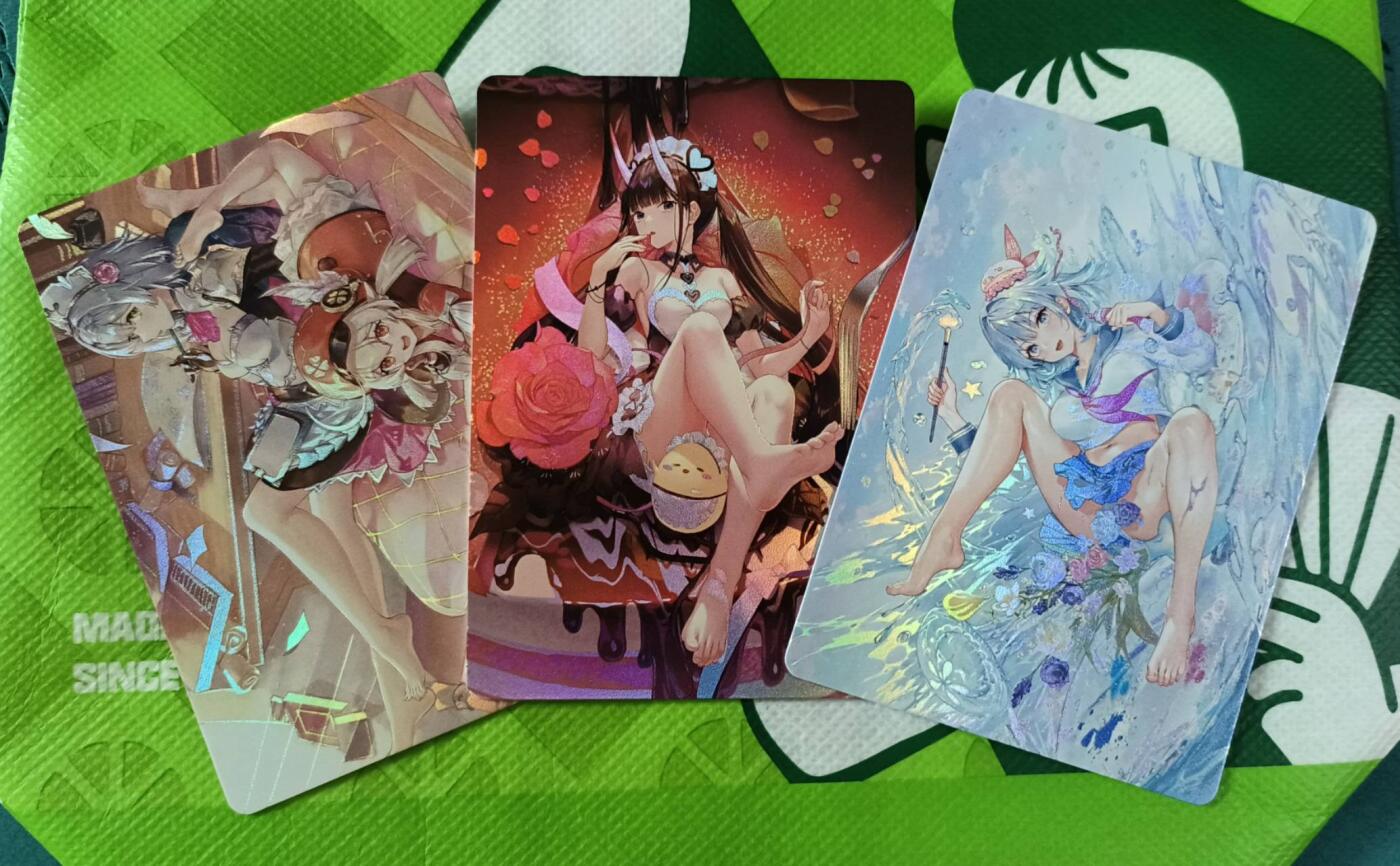 龙虎卡牌第三十四场 （无佣金，满120包邮，欢迎送拍） 彩闪3张 精选ACG