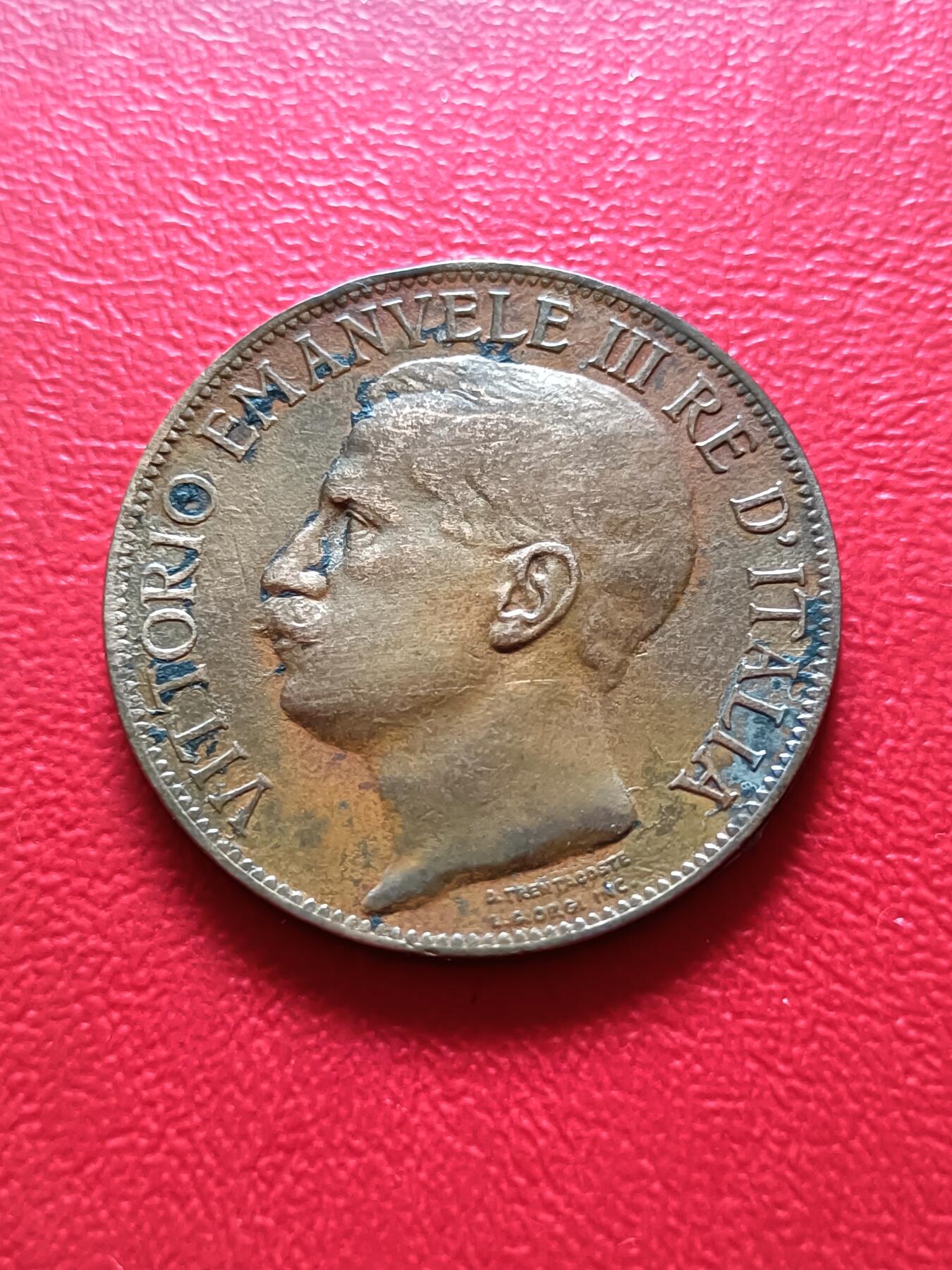 【云涧收藏】第二十一场 意大利1911年10分纪念币，带微光好品