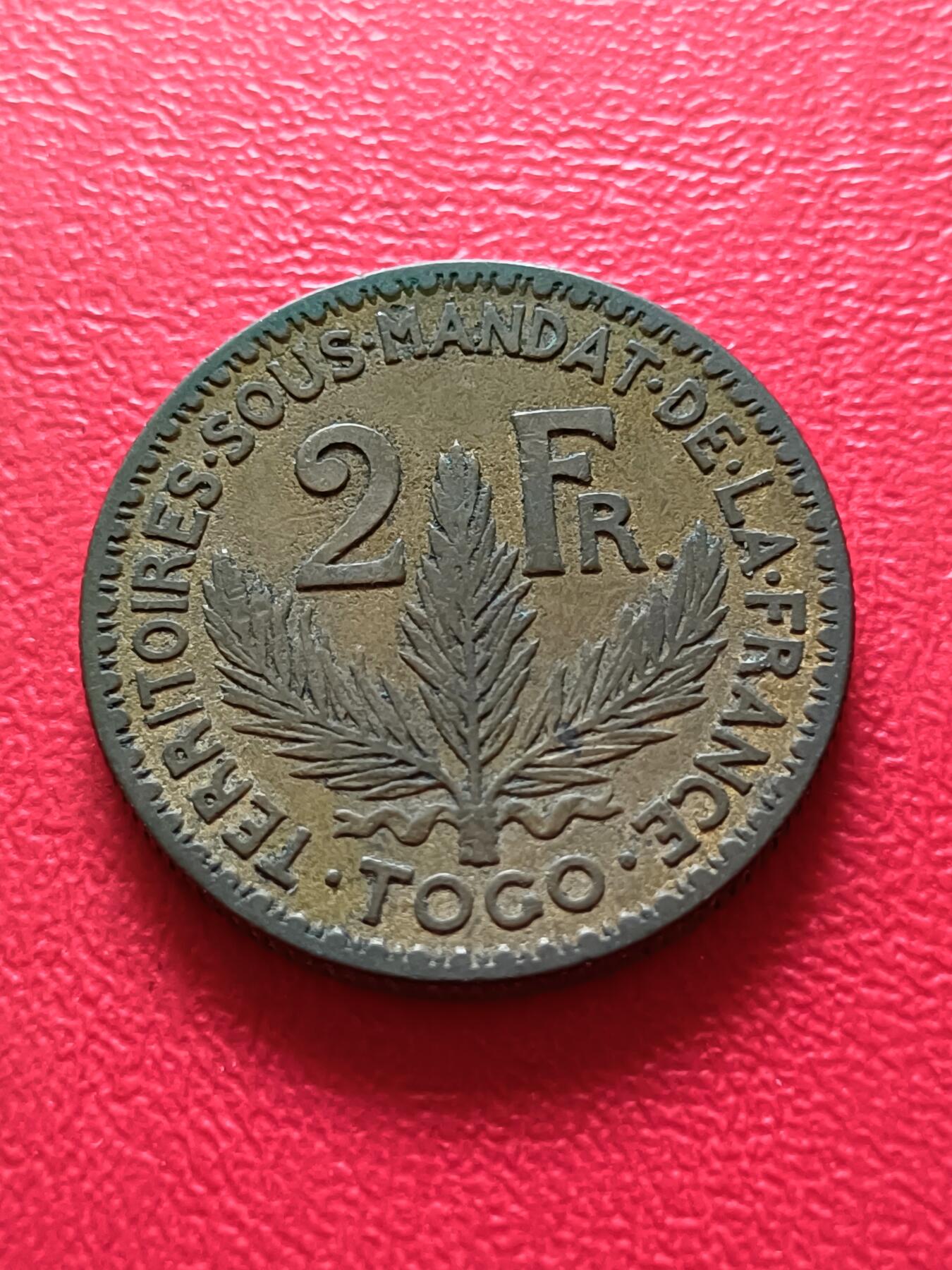 【云涧收藏】第二十一场 法属多哥1925年2法朗