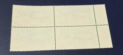 德国邮票专场，都是四方联 德国邮票四方联一张，1974年发行，特格尔新机场落成。品相如图