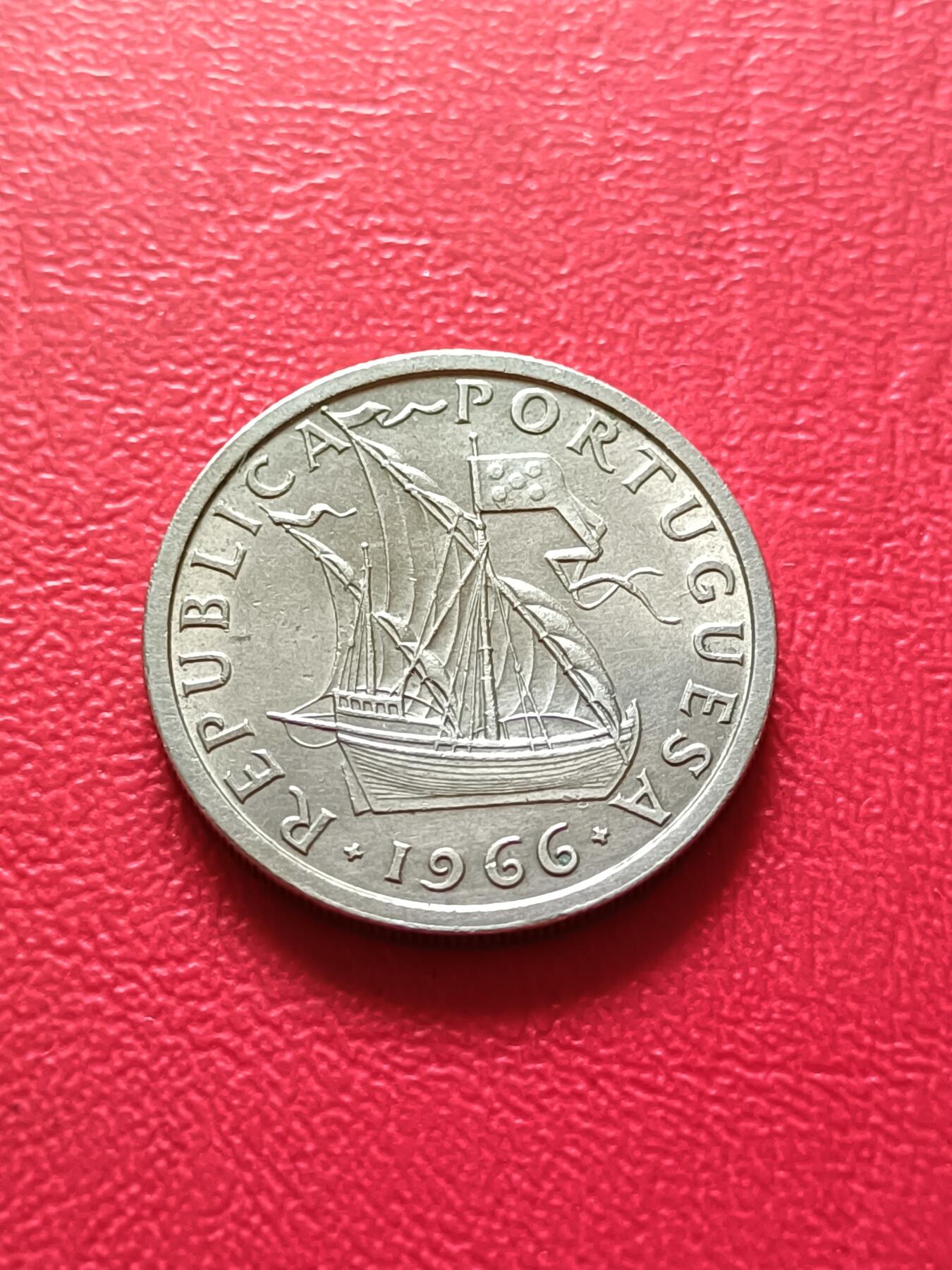 【云涧收藏】第二十一场 葡萄牙1966年5埃斯库多，好品