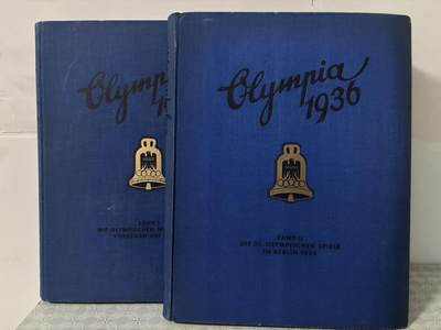 德1936年原品奥运会烟卡册上下册整套 - 德1936年原品奥运会烟卡册上下册整套