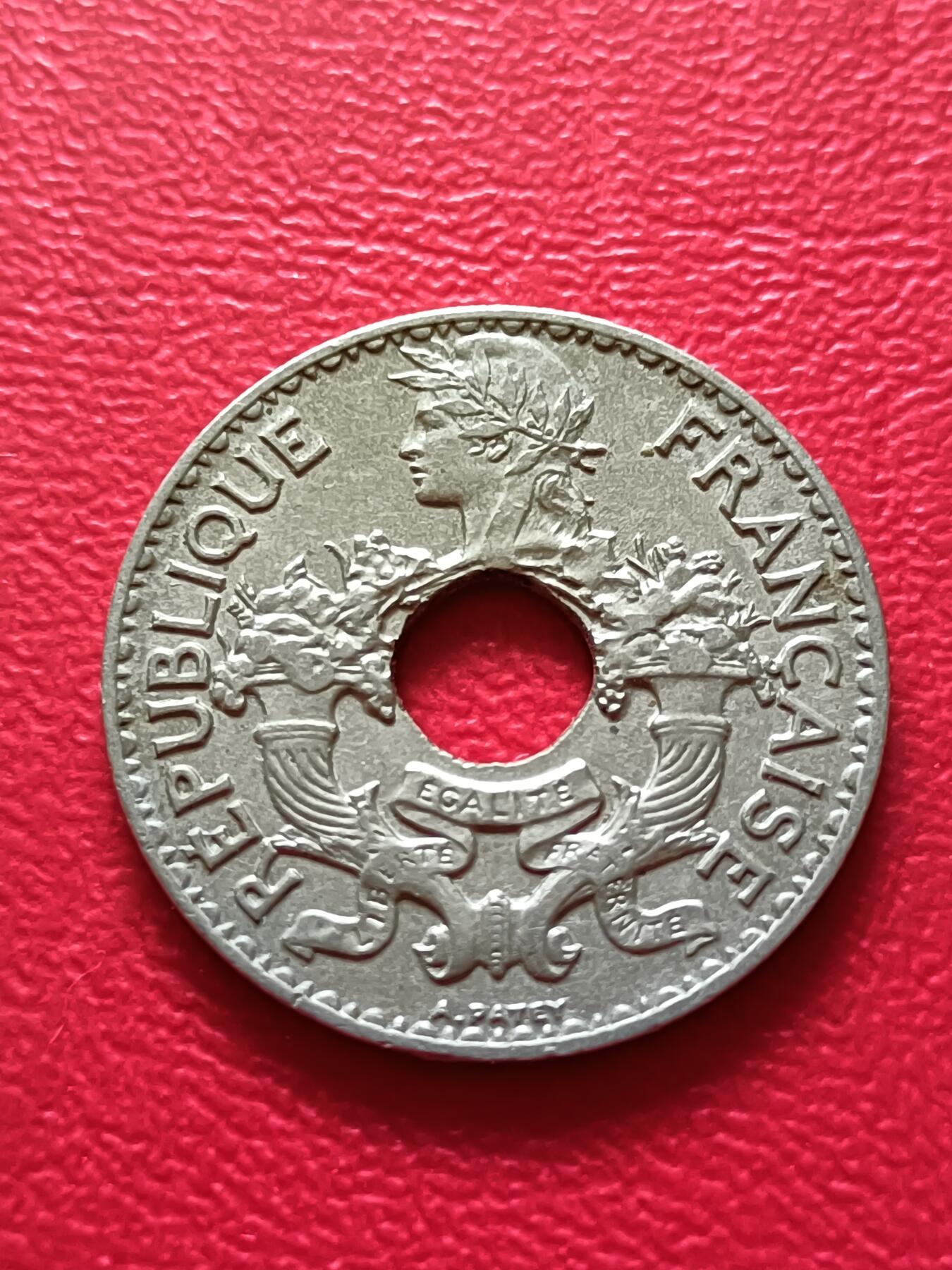 【云涧收藏】第二十一场 法属印支1938年5分，美品