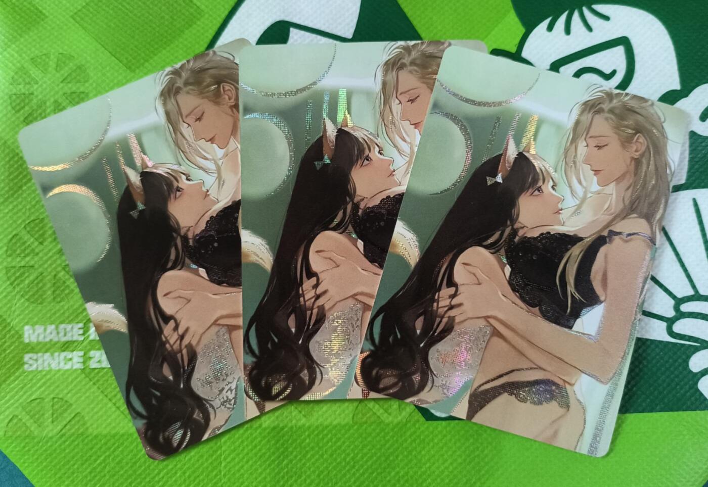 龙虎卡牌第三十四场 （无佣金，满120包邮，欢迎送拍） 彩闪3张 精选ACG-人物c 3宫