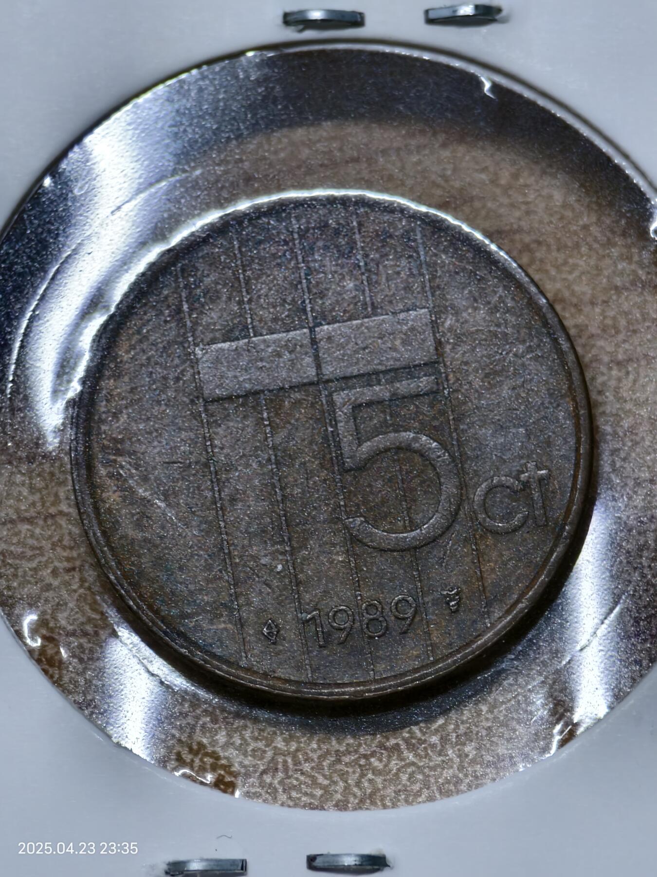 思丞收藏　外国散币第14场  0元起拍 可预留 无佣金 荷兰1989