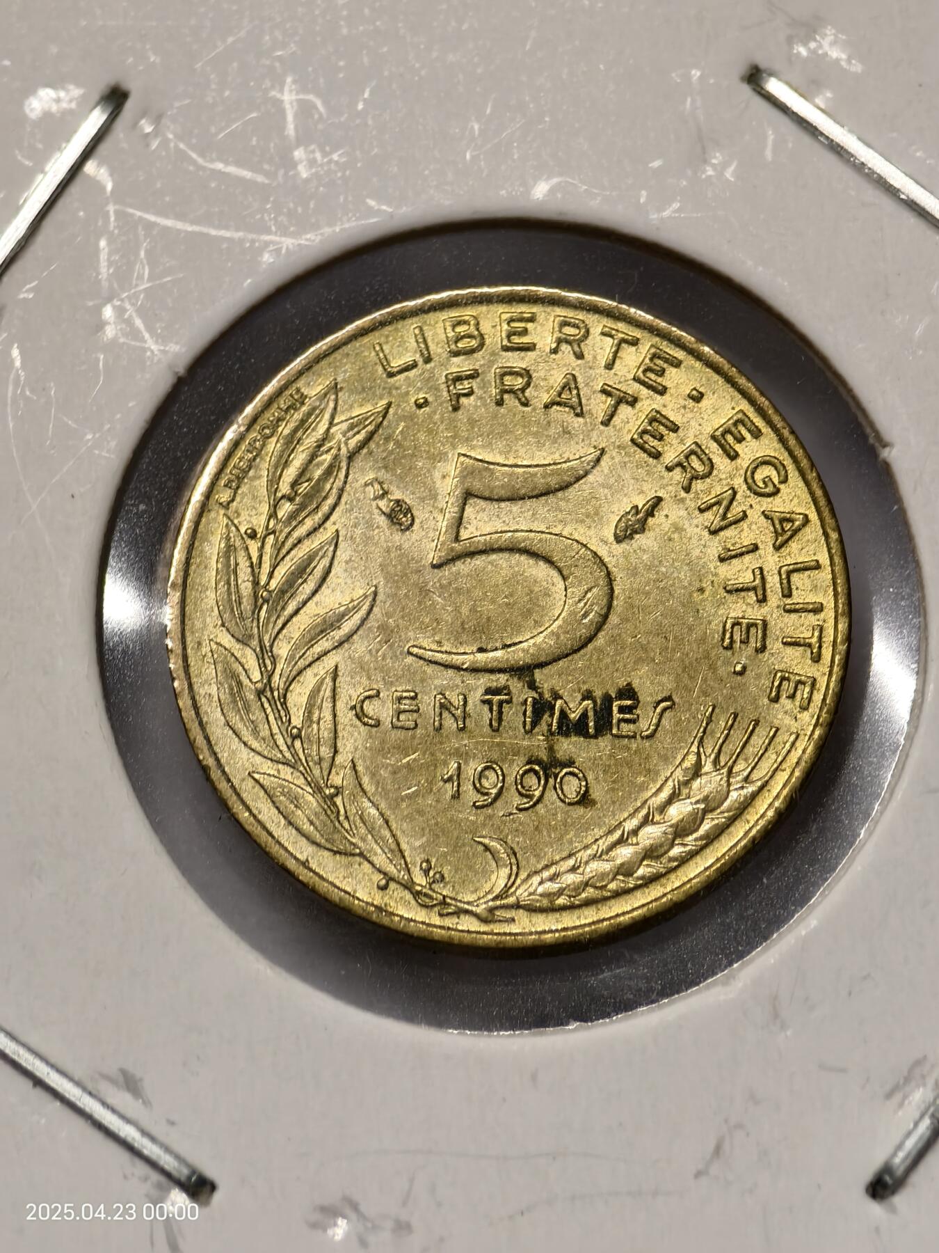 思丞收藏　外国散币第14场  0元起拍 可预留 无佣金 法国1990