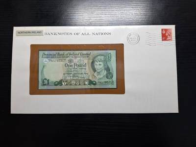 博彦收藏 BON 4月29日 8点 钱币专场 北爱尔兰 1镑 UNC 钱币邮票纪念册有黄