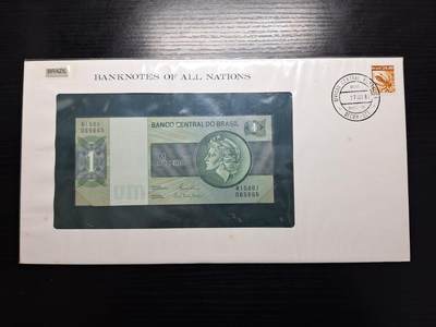 博彦收藏 BON 4月29日 8点 钱币专场 巴西1 元 UNC 钱币邮票纪念册有黄