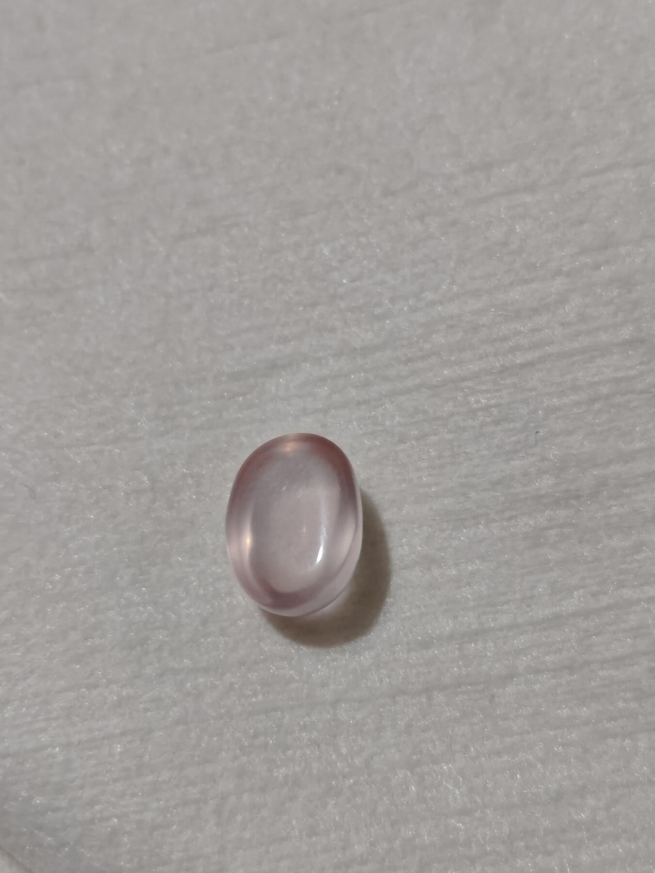 粉水晶戒面