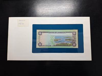 博彦收藏 BON 4月29日 8点 钱币专场 牙买加 1元 UNC 钱币邮票纪念册有黄