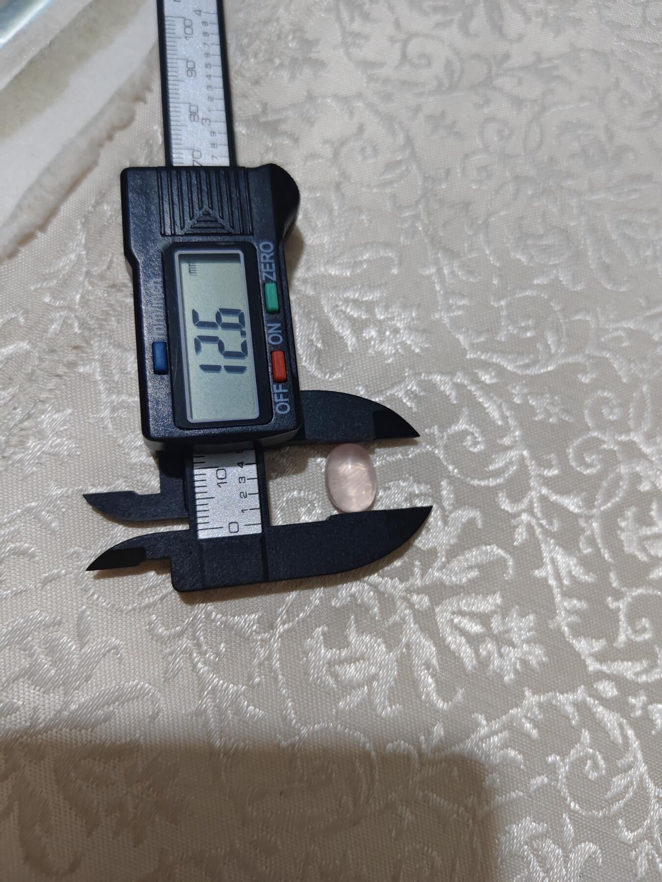 粉水晶戒面