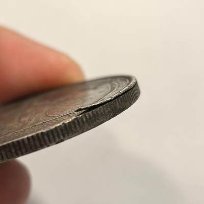 博洋堂世界钱币拍卖第129期（全场包邮） 原味1899年B版站洋，先天铸造缺陷