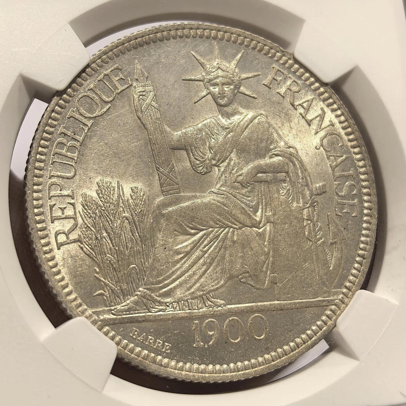 博洋堂“春风得意”四月精品专场暨第120期（全场包邮） NGC MS62+ 坐洋1900