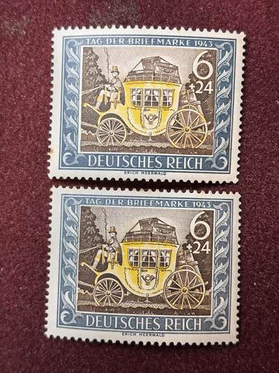 联合阁邮币社™ ——“精品多国邮票” - 德国 1943年 邮票日邮政马车1全 全新