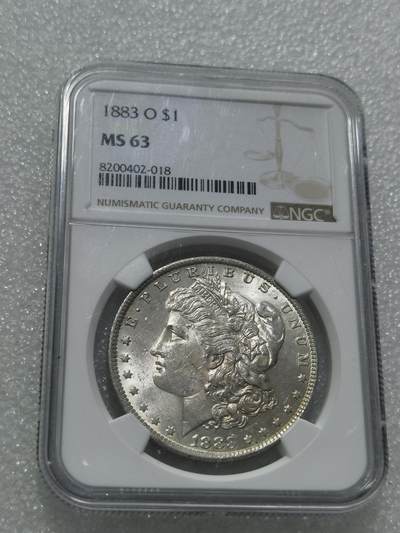 天下钱庄专场欢迎参拍 - NGC MS63 1883美国摩根一美元银币