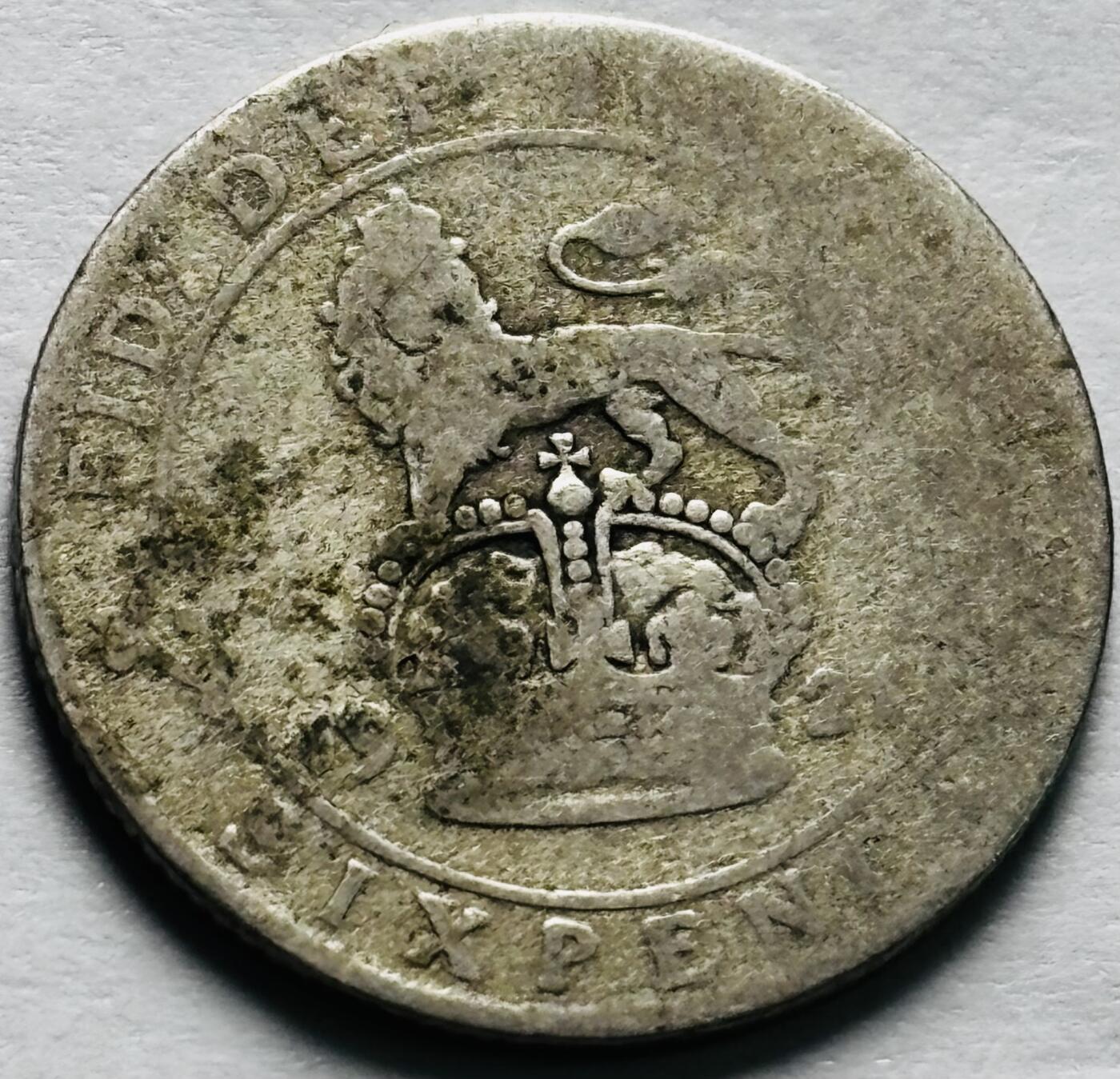 文馨钱币收藏第 240 场，各国老铜币，欢迎关注 1921 年英国乔治五世 6 便士银币