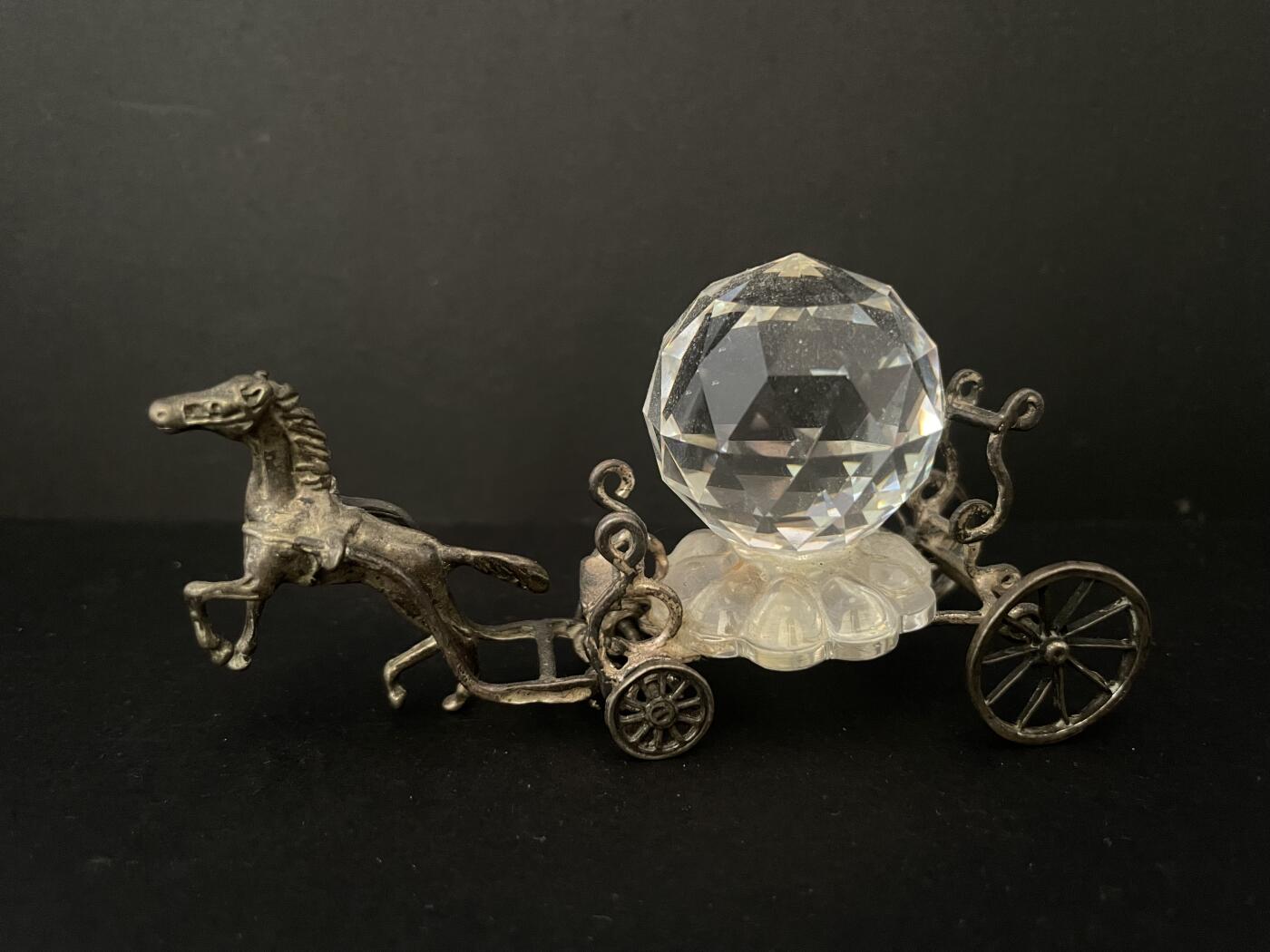 海外回流精品专场（鸽子请绕行） 法国回流银水晶马车