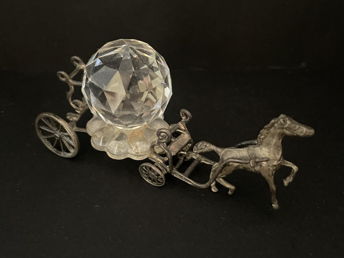 海外回流精品专场（鸽子请绕行） 法国回流银水晶马车