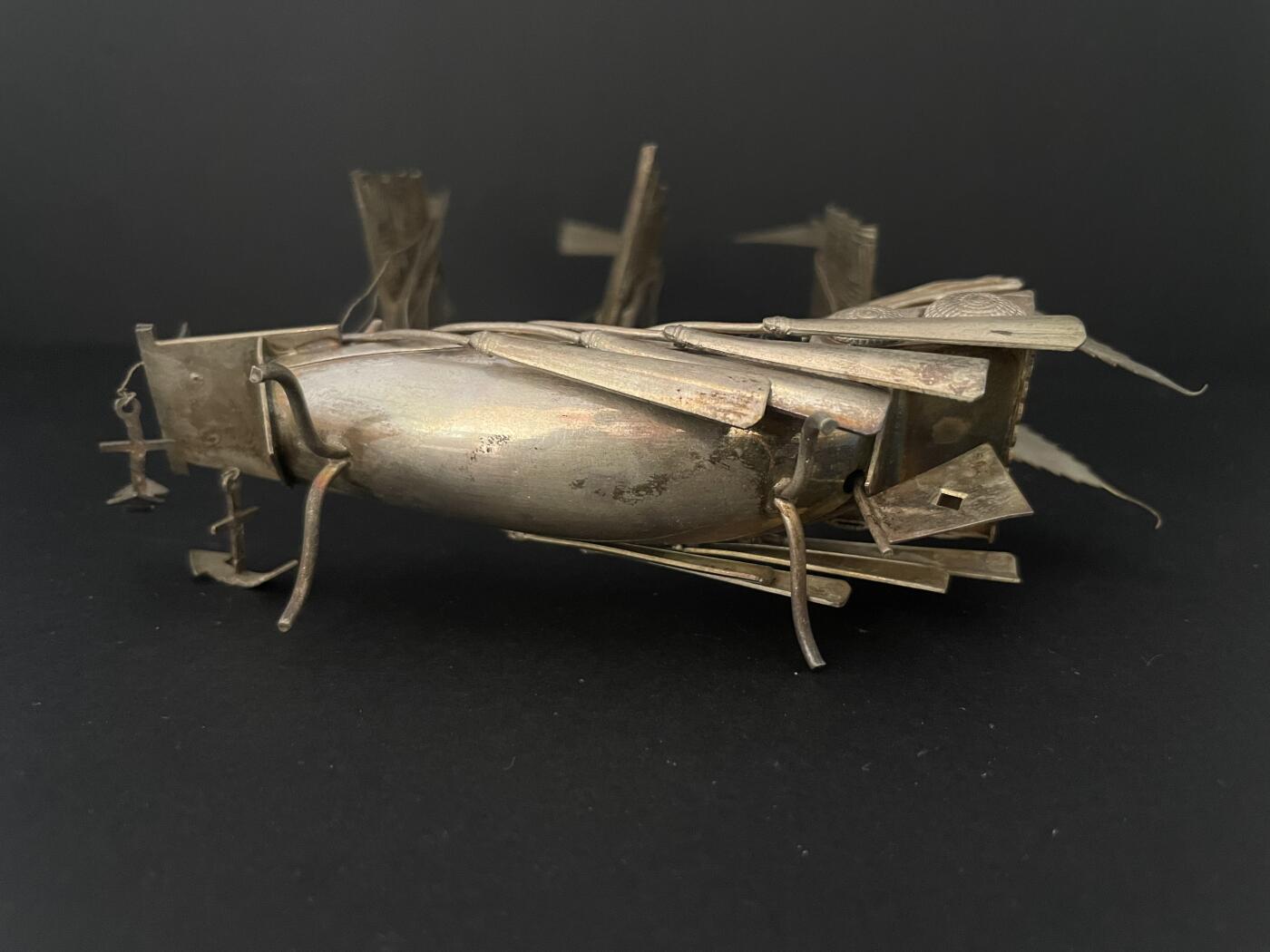 海外回流精品（欧美专场） 英国回流清代纯银战船