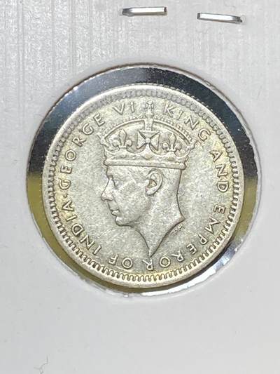 2025年第三十五场(总第六十一场）外国好品散币(免佣金) - 英属马来亚1943年5分银币(乔治六世第二版，首发年仅发行2年)