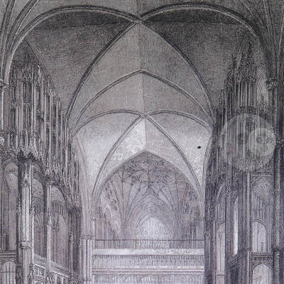 版画-温切斯特座堂（英语：Winchester Cathedral） 版画-温切斯特座堂（英语：Winchester Cathedral）