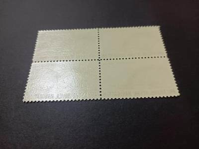 0拍押金0邮     美国上世纪60年代单枚套票 1968.10.1 ，阿肯色河商业通航，纪念邮票，单枚成套，四方联，全新