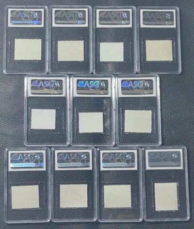 洪涛臻品批发群 精选邮票限时拍卖第1154期  普无号11枚大全套   ASG90高分一套  其中农民 纪念碑是细齿票  唯一一套文革普票，11枚同分非常难得，喜欢不要错过