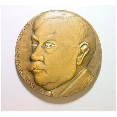 【艺术】法国艺术大章1933年 总理潘勒韦高浮雕精制超大铜章 70MM 146克 - 【艺术】法国艺术大章1933年 总理潘勒韦高浮雕精制超大铜章 70MM 146克
