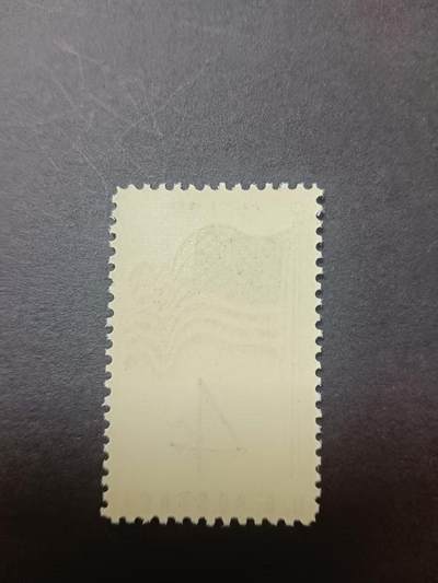 0拍押金0邮     美国上世纪60年代单枚套票 1960.7.4 ，国旗，纪念邮票，单枚成套，全新